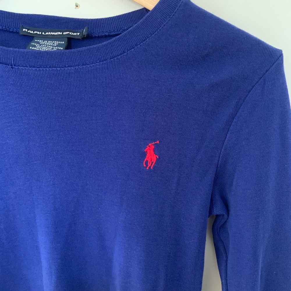 Ralph Lauren sport blue shirt